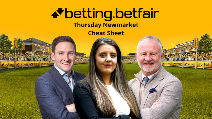 Betfair racing cheat sheet